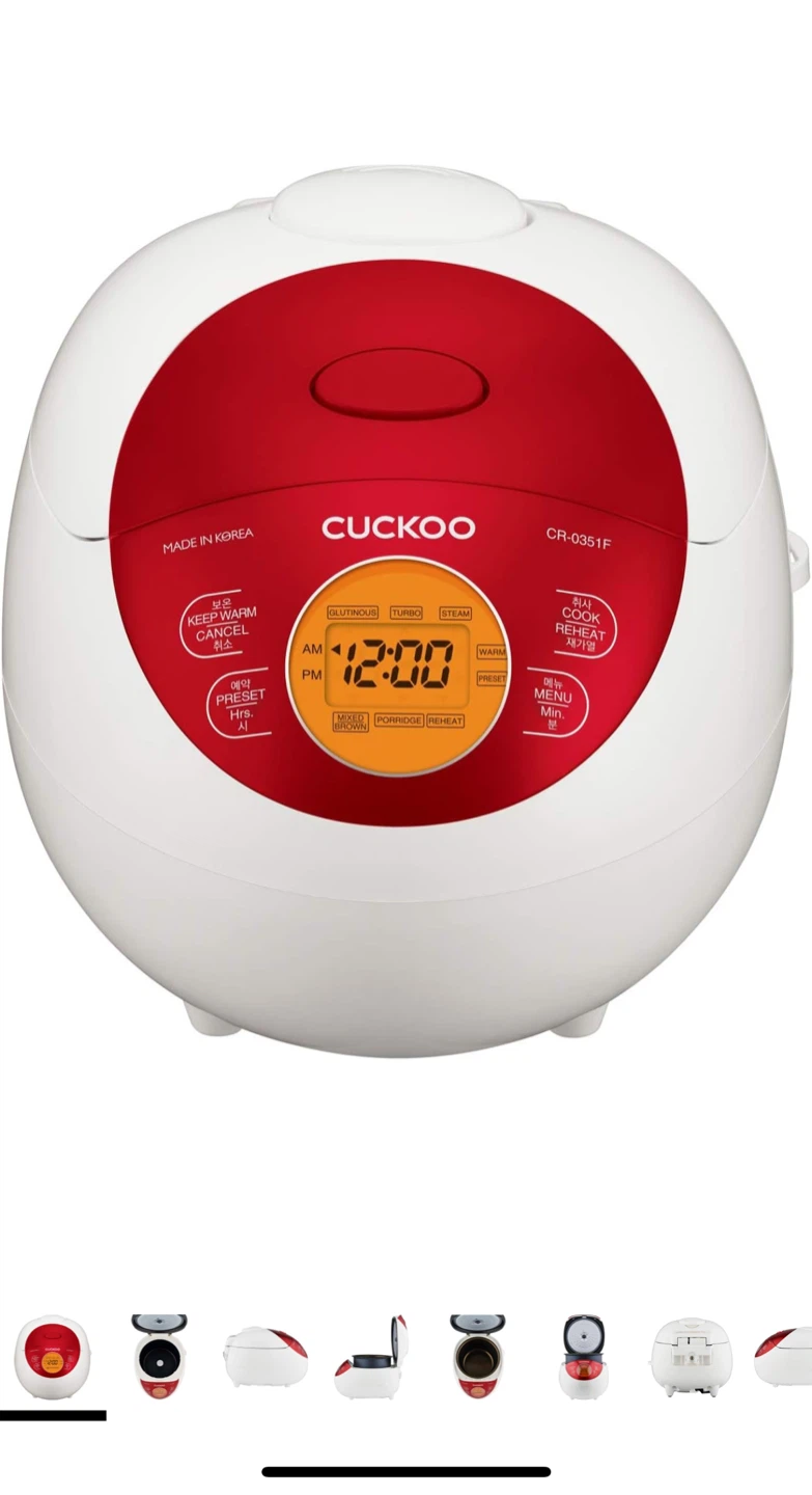 Retails $170, CUCKOO Rice Cooker CR-0351F