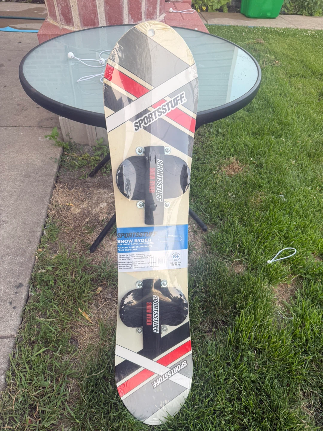 SportsStuff Snow Ryder Fun Entry Level Snowboard 110cm