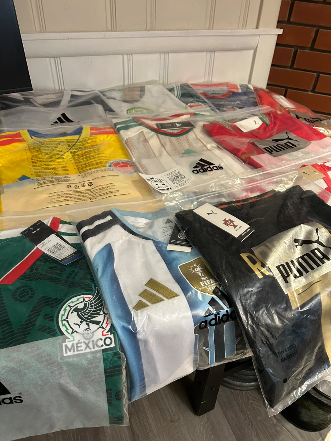 Collection of Soccer Jerseys - Various Brands - photo 4