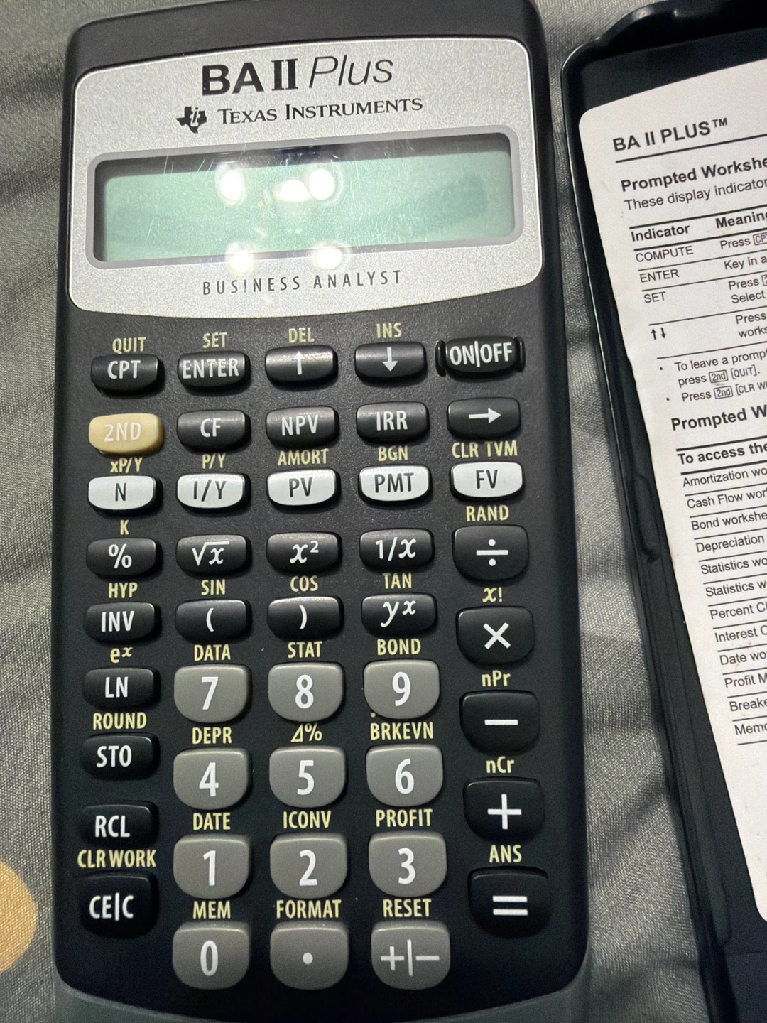Texas Instruments BA II Plus Business Analyst Calculator