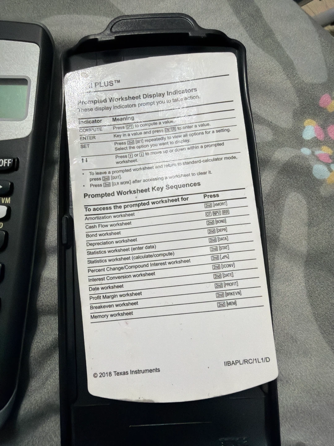 Texas Instruments BA II Plus Business Analyst Calculator - photo 5