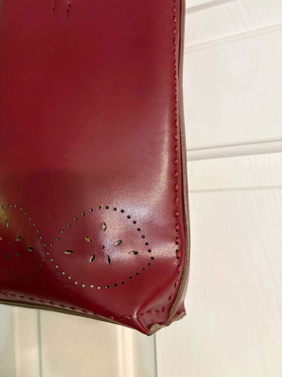 Mondani New York Red Vegan Leather Tote Bag - photo 2