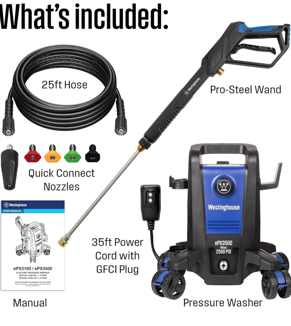 Westinghouse electric pressure washer for cars, house, etc - photo 5