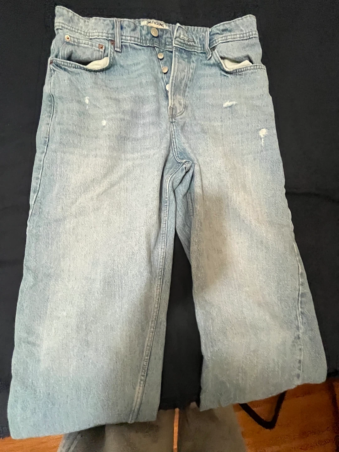 ONLY & SONS Light Wash Relaxed Fit Jeans