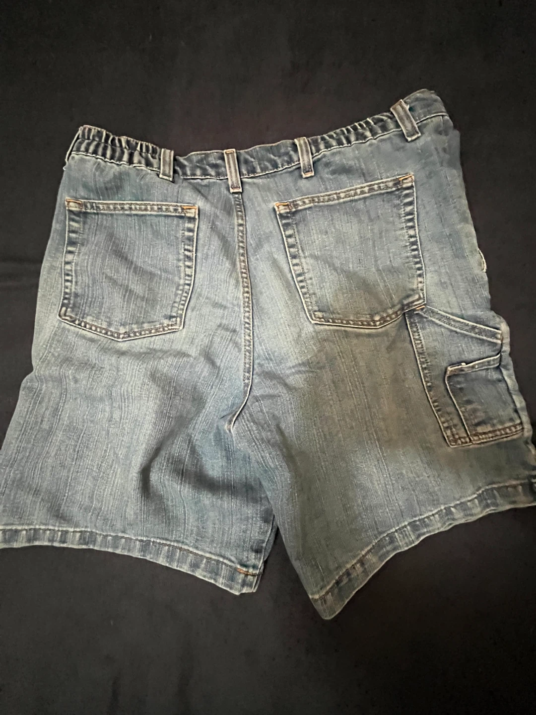 Men's Denim Cargo Shorts - photo 2