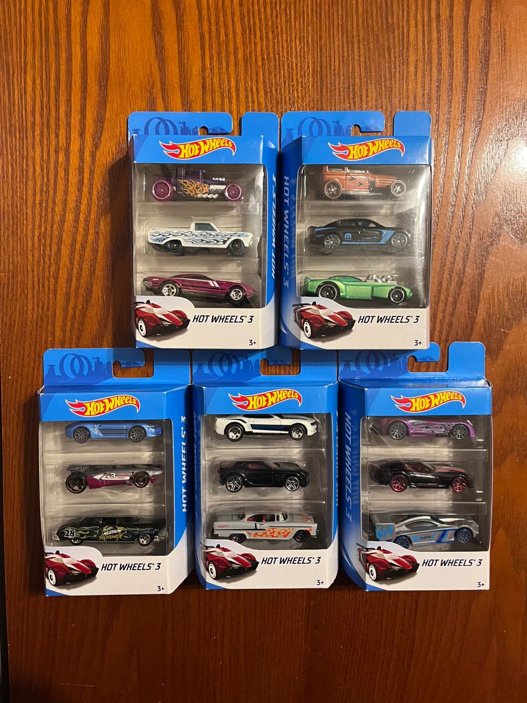 2018 HOT WHEELS 3 PACK (1:64 Scale diecast)