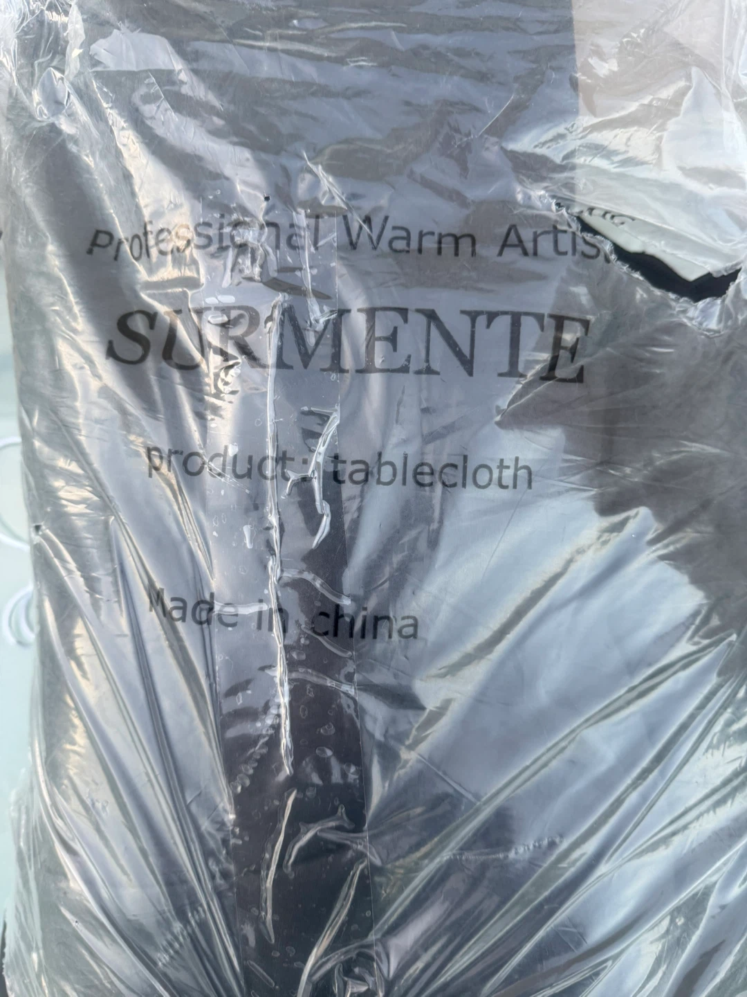 Surmente Tablecloth 90 x 132 inch Black (10 Pack) - photo 5