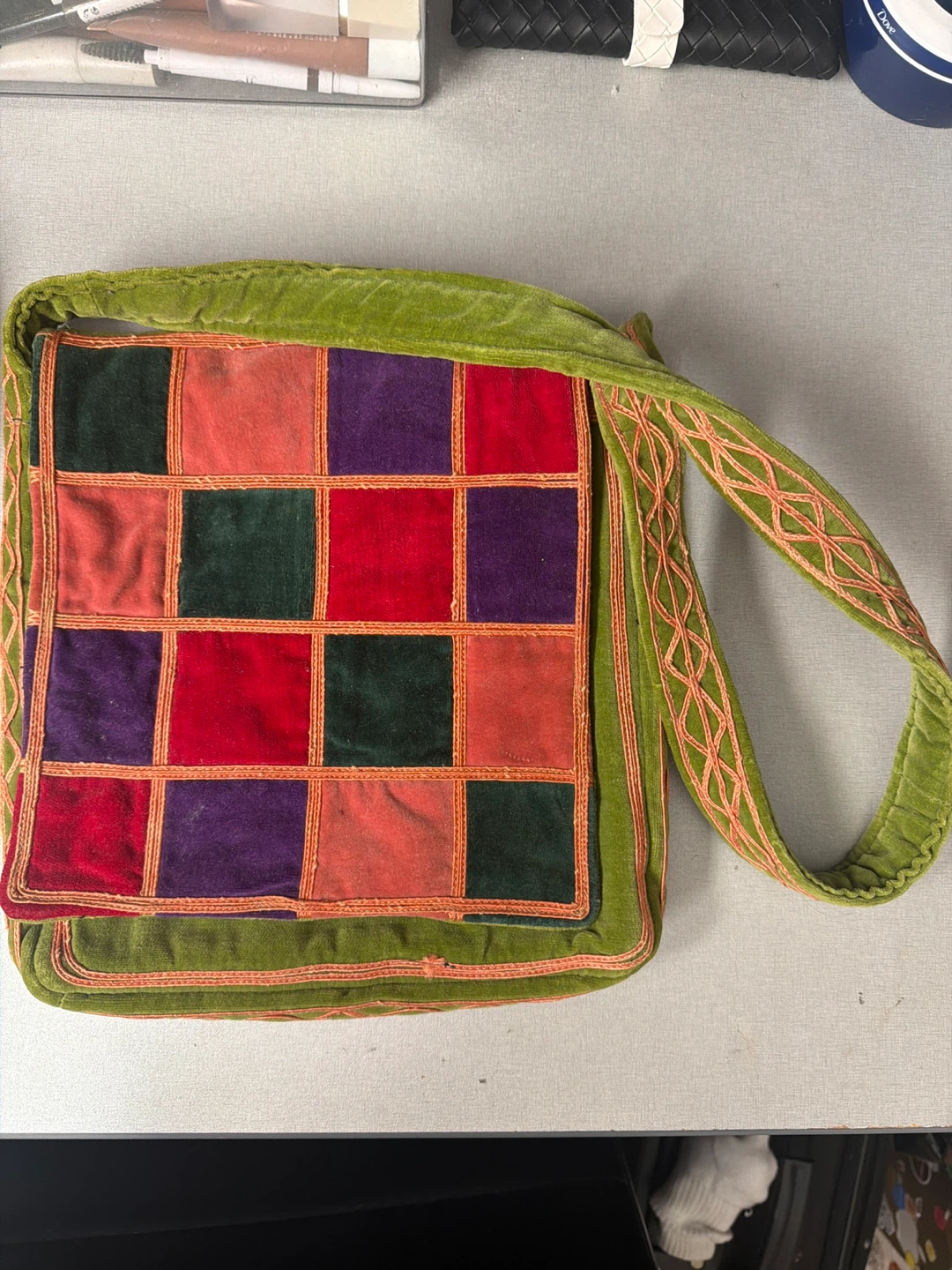 Vintage Patchwork Velvet Purse