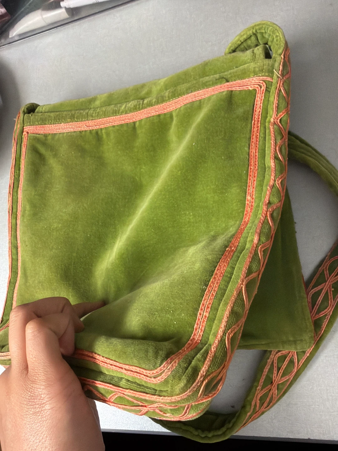 Vintage Patchwork Velvet Purse - photo 5