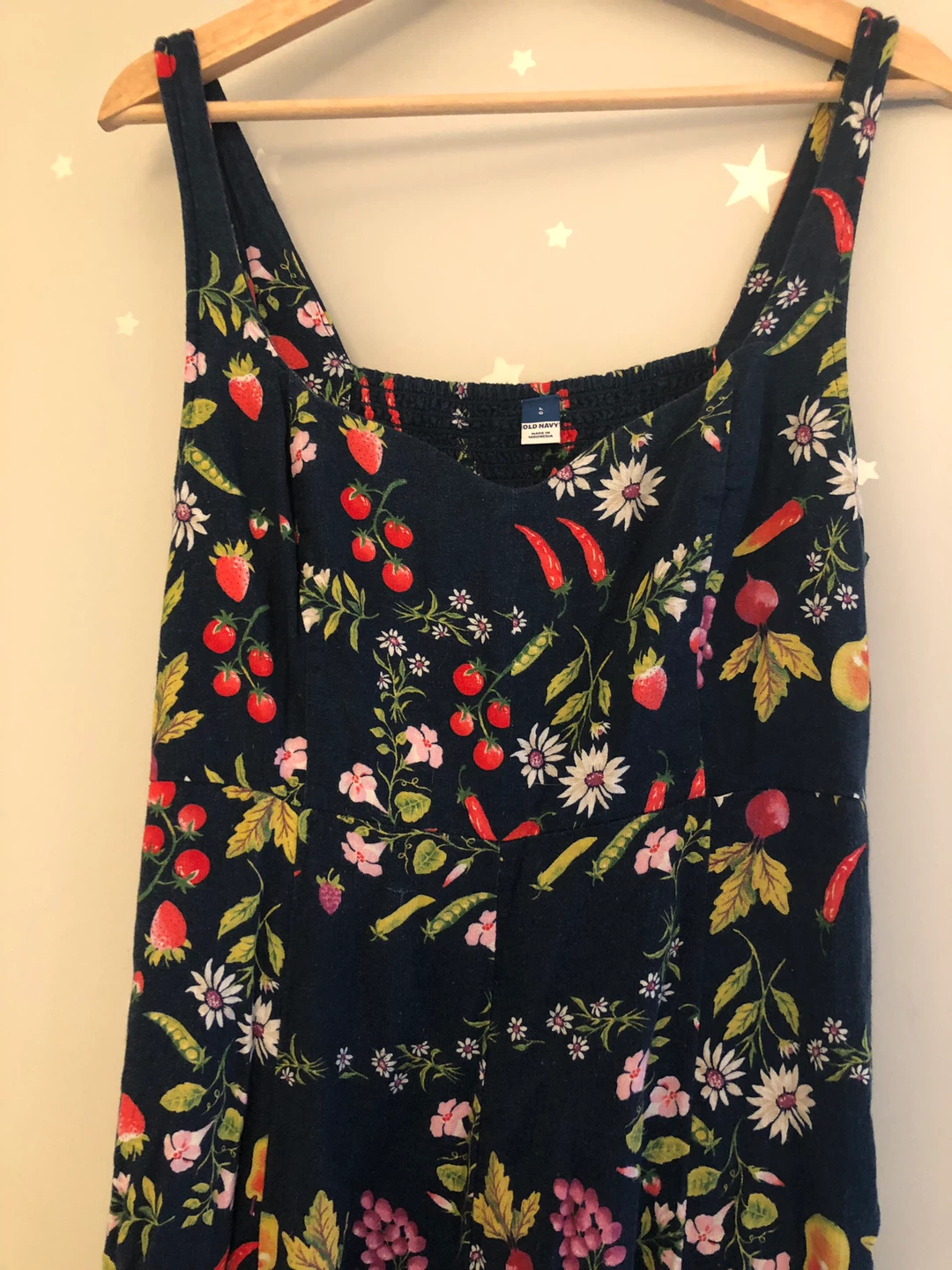 Old Navy Women's Navy Fruit & Veggie Print Sundress - photo 2