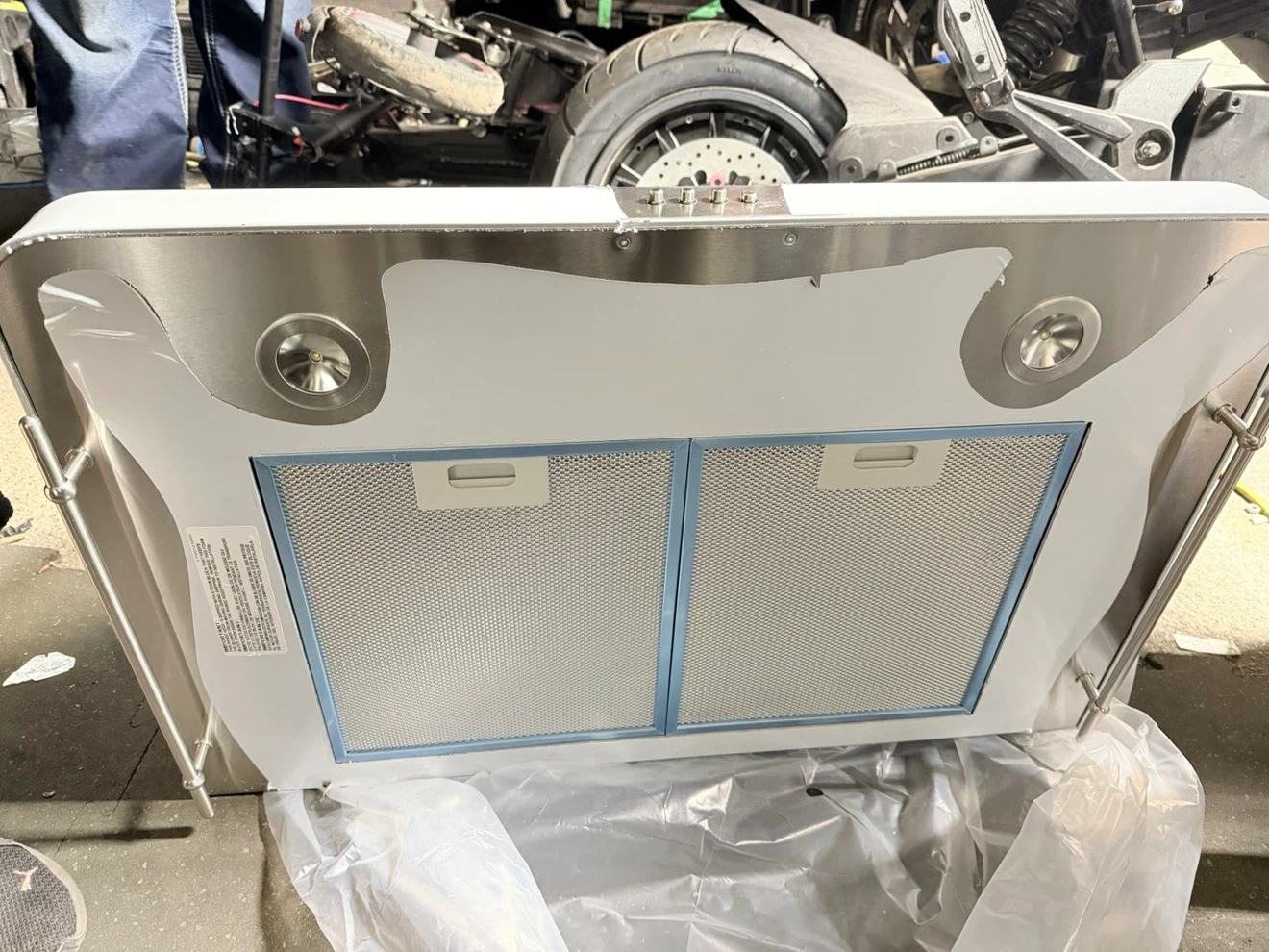 IKEA DATID Stainless Steel Range Hood – Never Installed