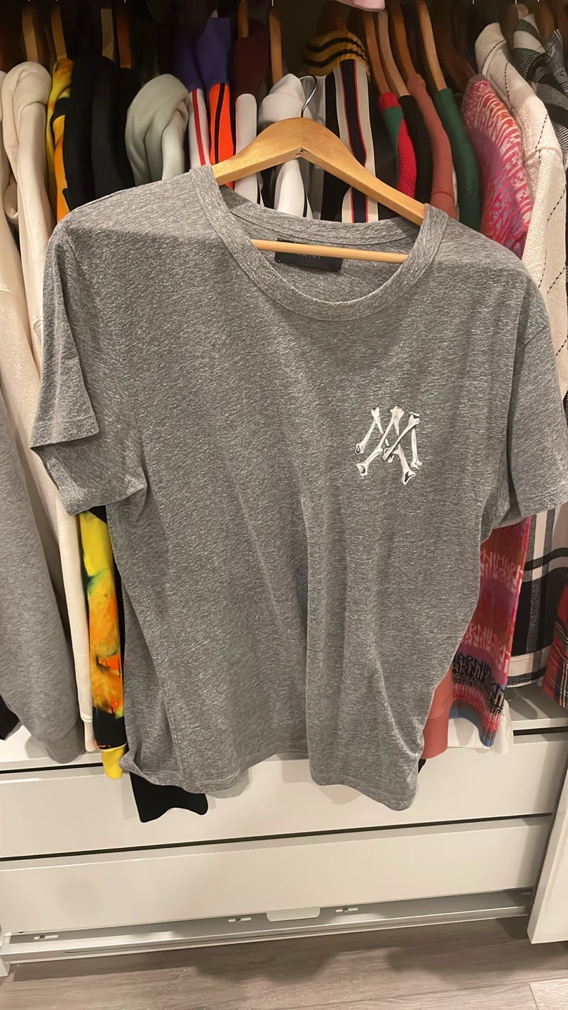 AMIRI Grey T-Shirt with Logo - photo 2