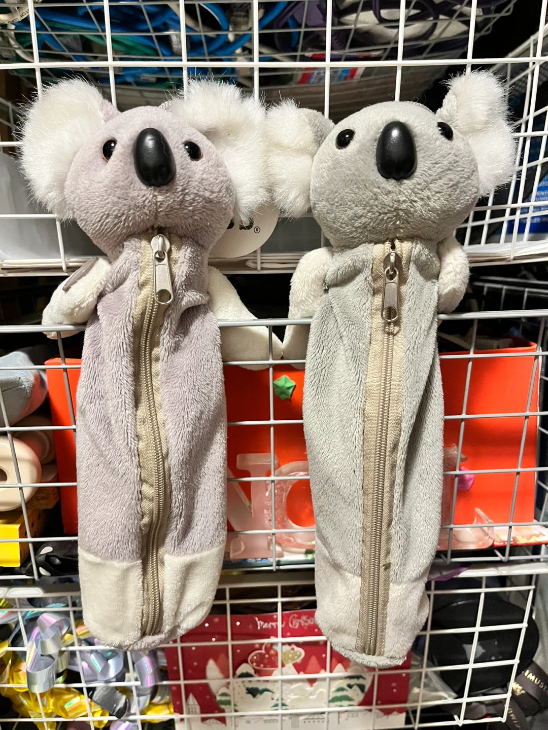 Plush Koala Pencil Cases - Set of 2 from New Zealand