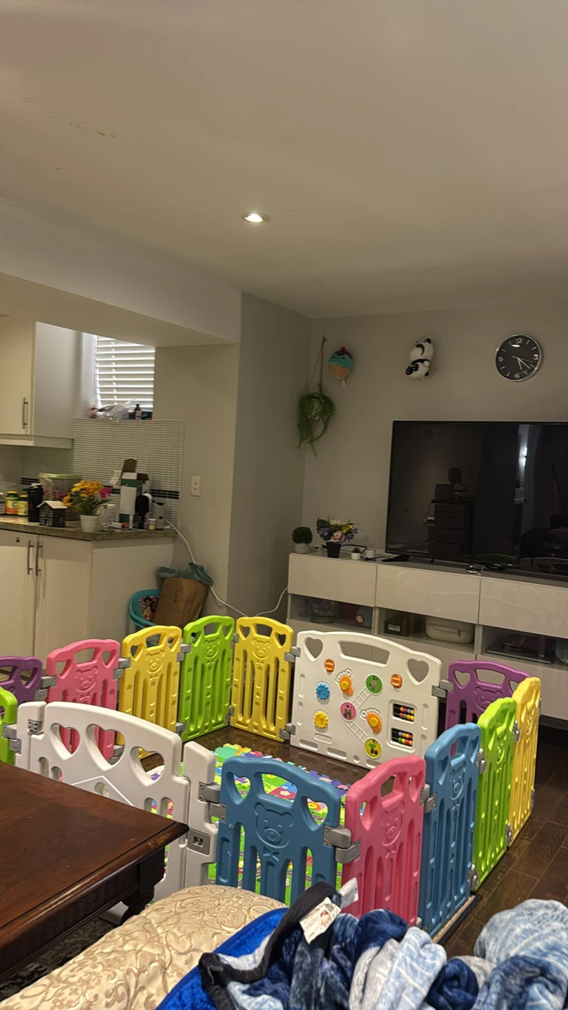 Multi-coloured Plastic Baby Playpen Panels