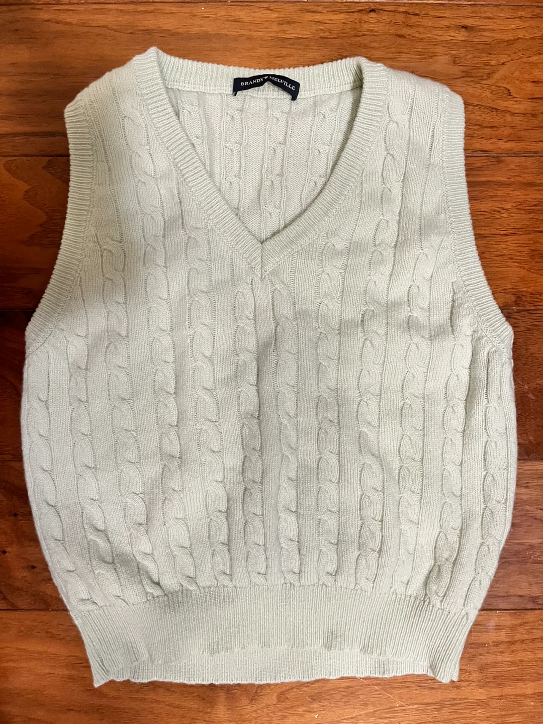 Brandy Melville Cable Knit Vest
