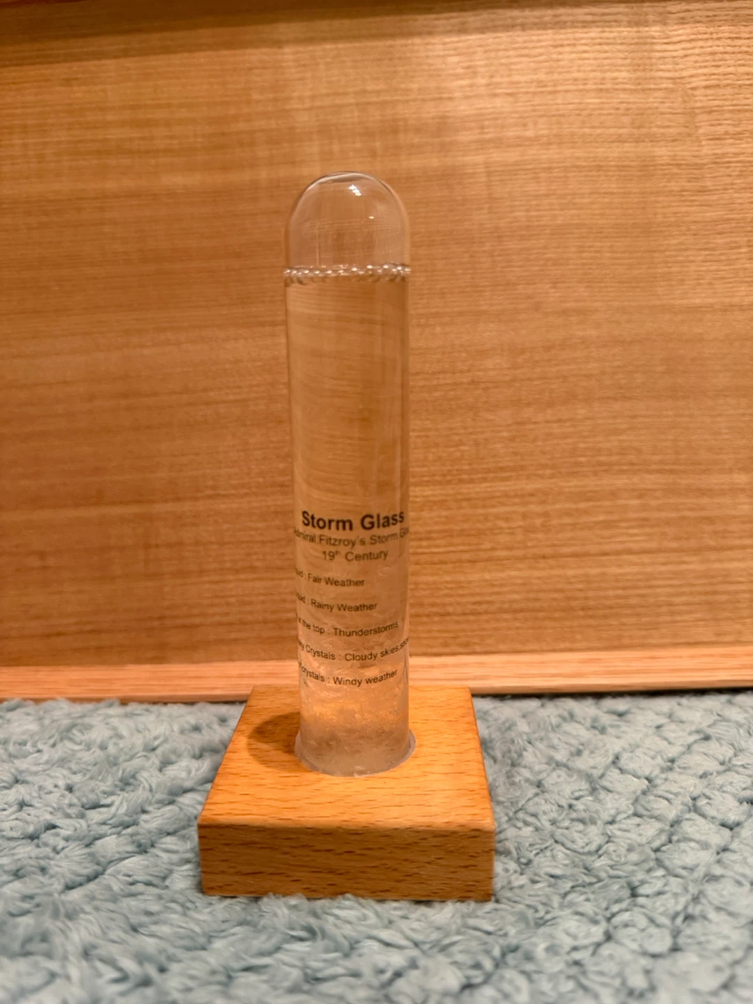 Storm Glass- weather predictor