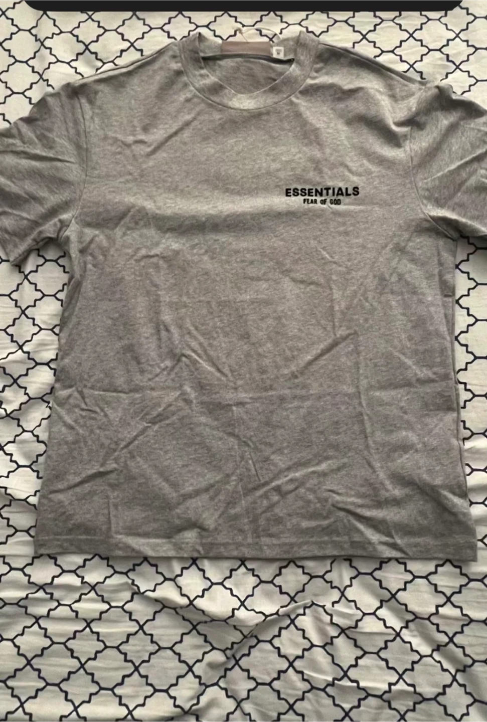 ESSENTIALS Fear of God Grey T-Shirt