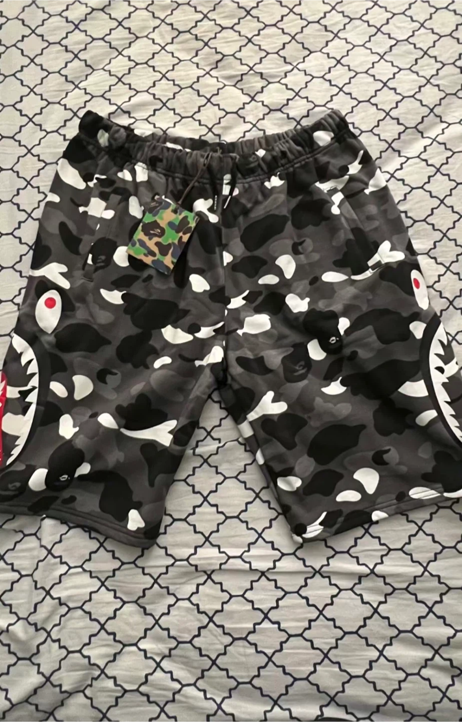 BAPE Shark Camo Shorts