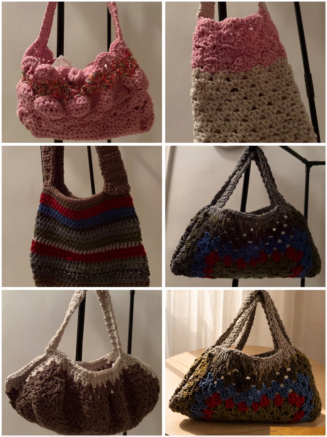 Handmade Crochet Tote Bags and fabric bags - photo 4