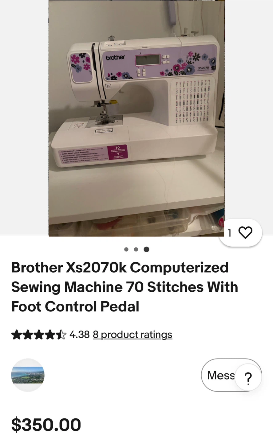 Brother XS2070 Computerized Sewing Machine - photo 2