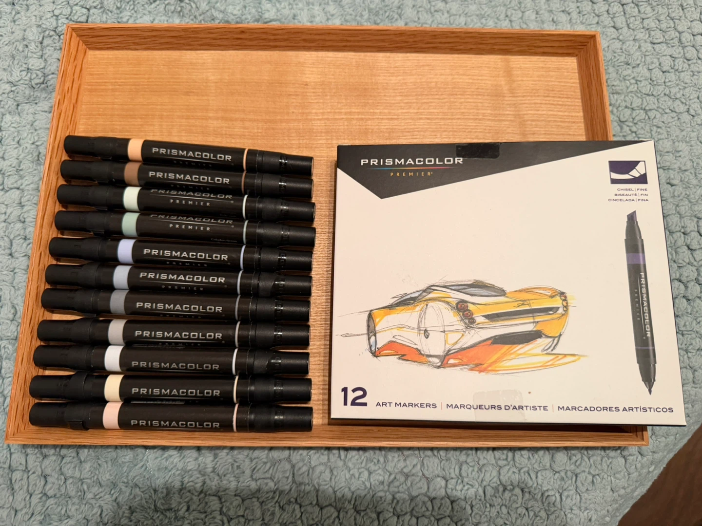 Sealed Prismacolor Premier 12 Art Markers+11 art markers