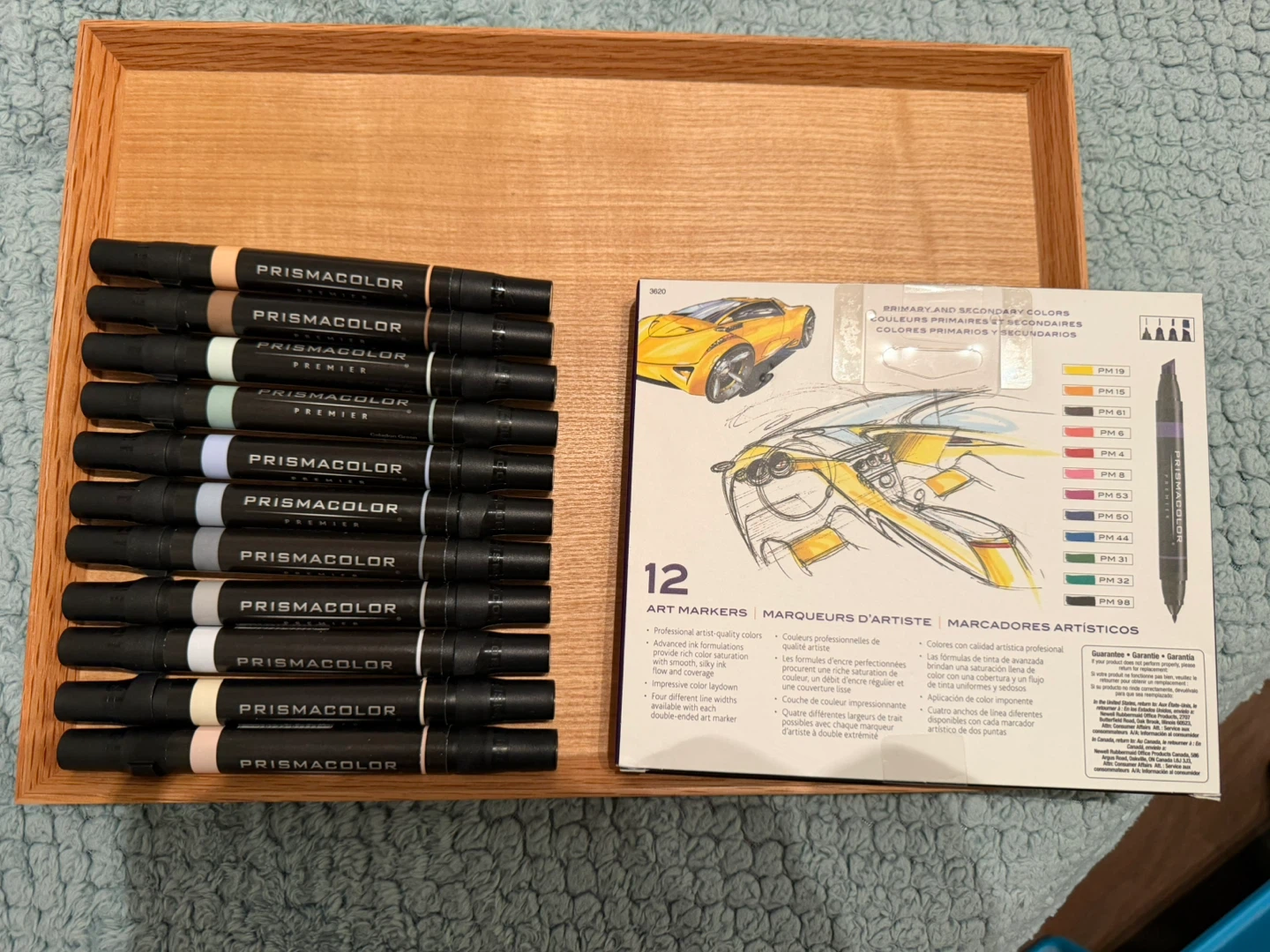 Sealed Prismacolor Premier 12 Art Markers+11 art markers - photo 2