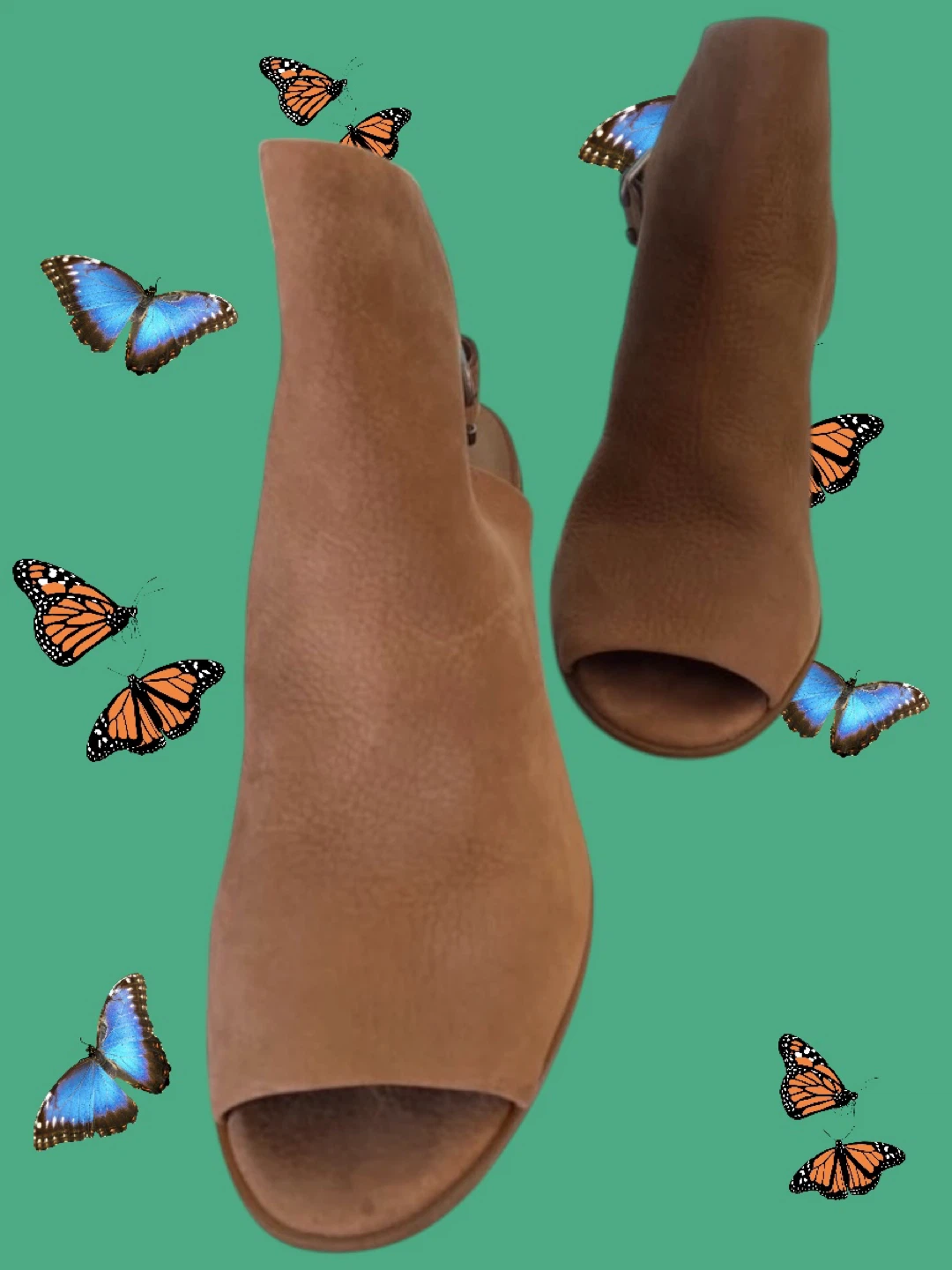 Lucky Brand Peep Toe Ankle Boots - photo 4