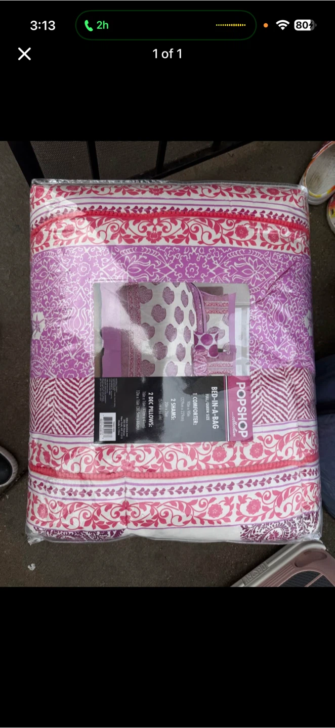 Bed-in-a-Bag Comforter & Shams Set - Full/QUEEN