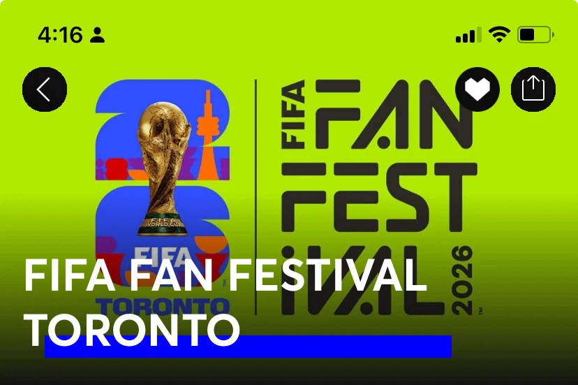 Looking for FIFA Fan Festival Toronto 2026