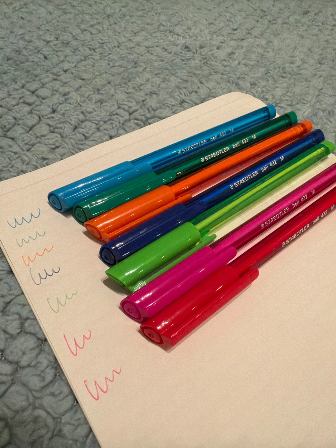 A set of Staedtler Ball 432 M Pens