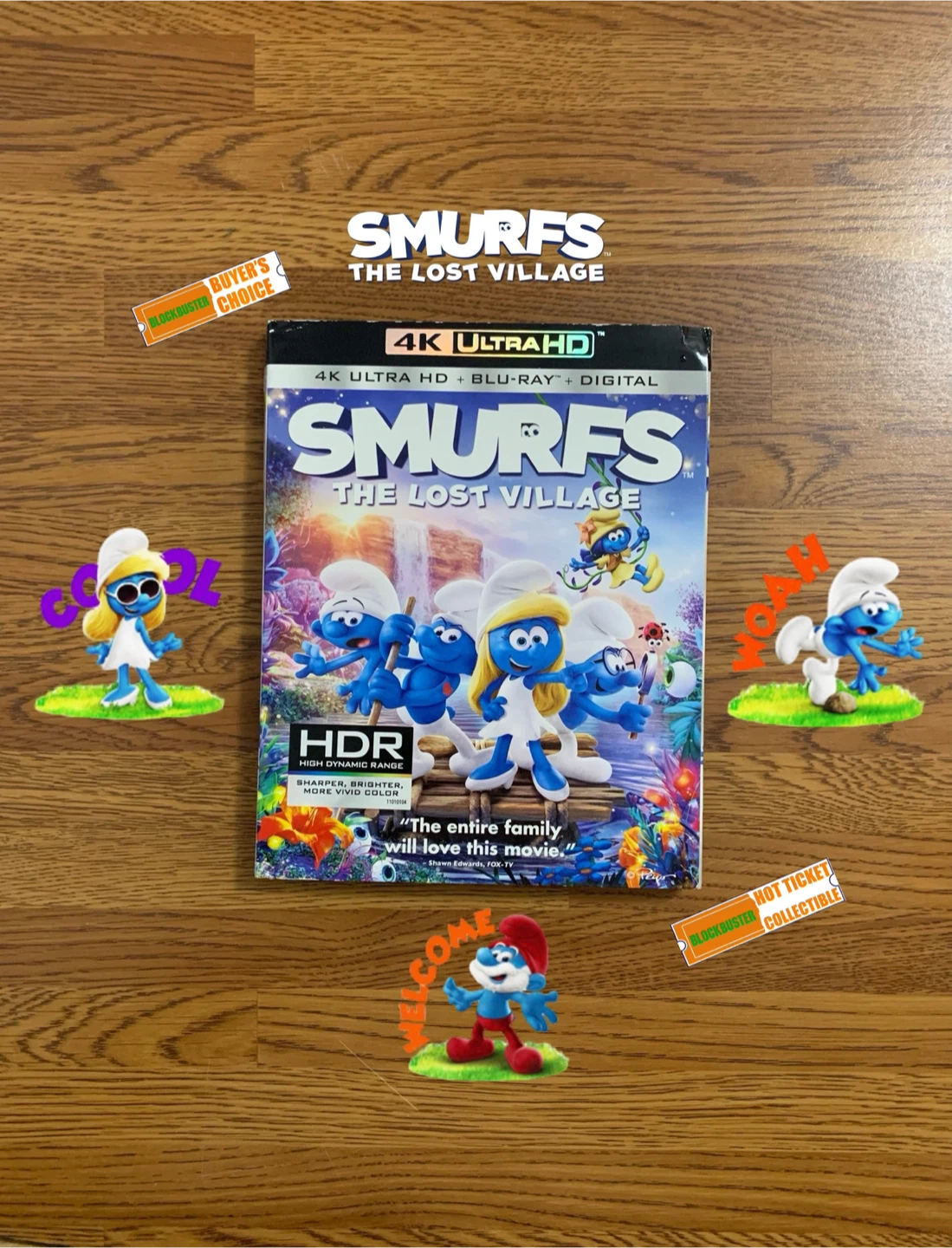 Smurfs: The Lost Village 4K UHD Blu-ray Combo Pack