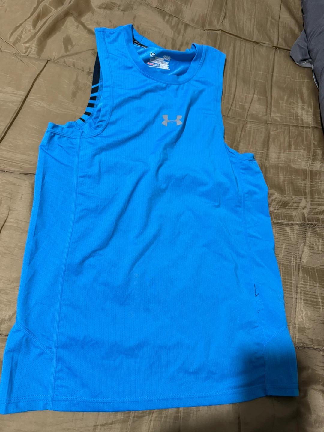 Under Armour Blue Sleeveless Athletic Tank Top - photo 3