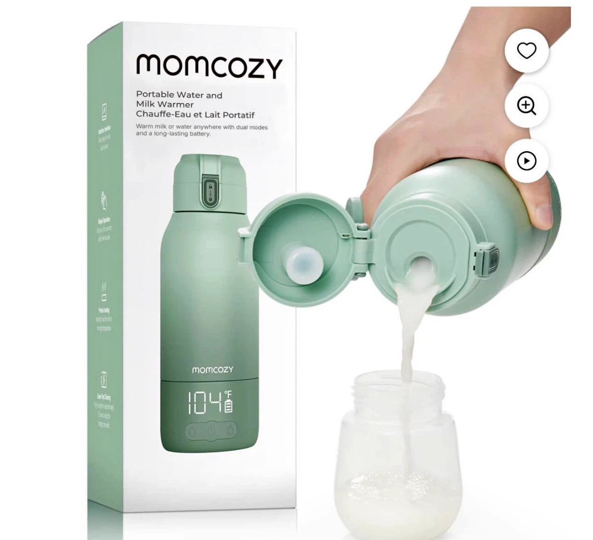 Momcozy Portable Water and Milk Warmer