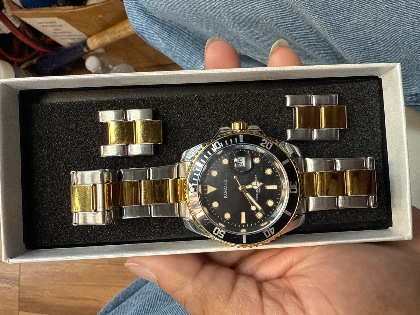 FAMUHZ Men's Two-Tone Watch