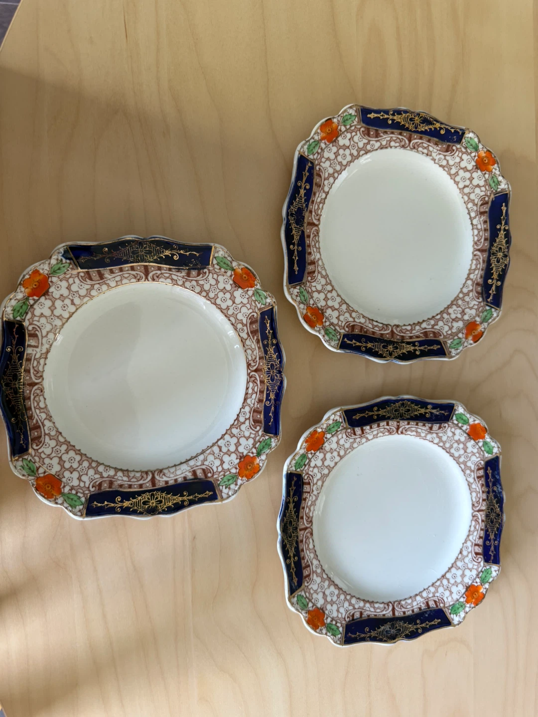 Royal Princess England Set of 3 Plates