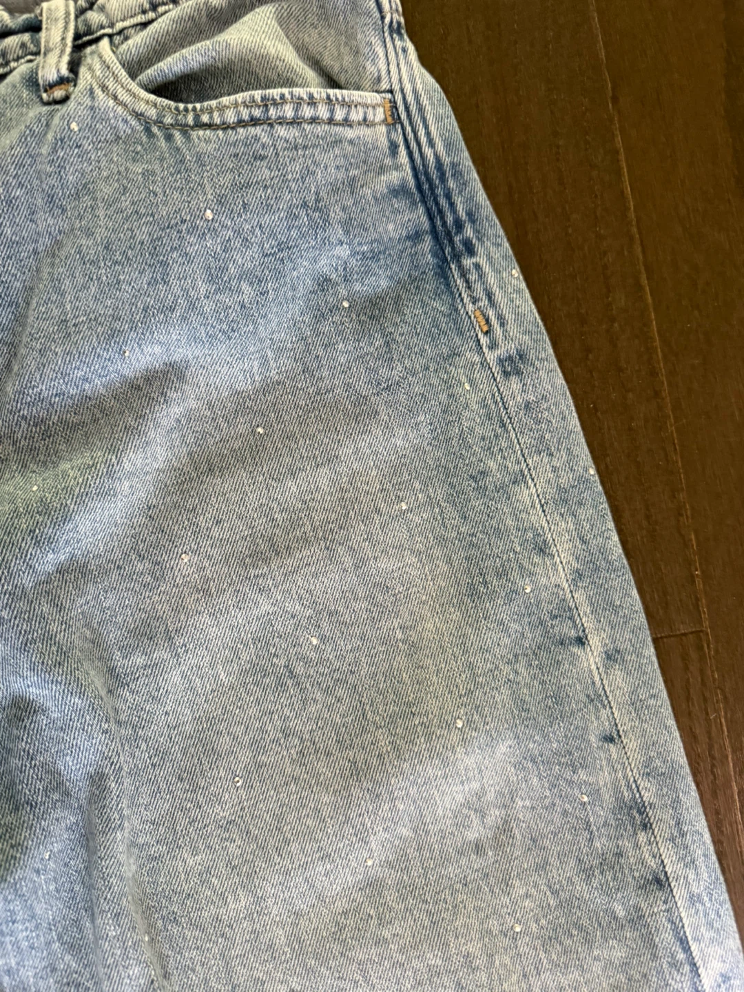 Wilfred Pink Tie-Front Crop Top & Gap Wide-Leg Jeans - photo 4