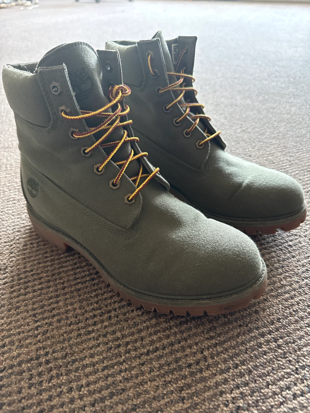 Timberland Men's 6-Inch Premium Thread Canvas Boots