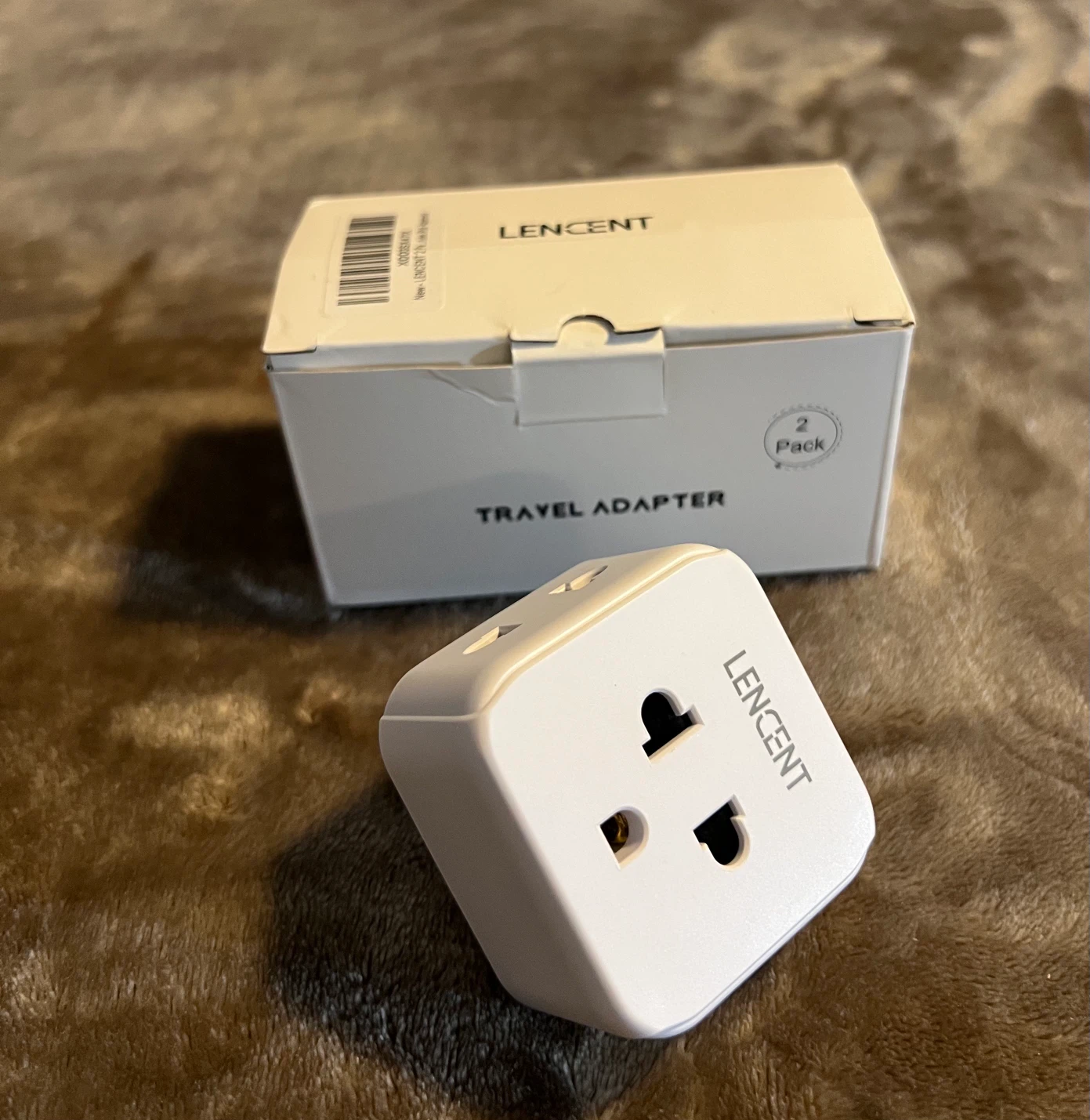 Lencent Travel Adapter 2 Pack