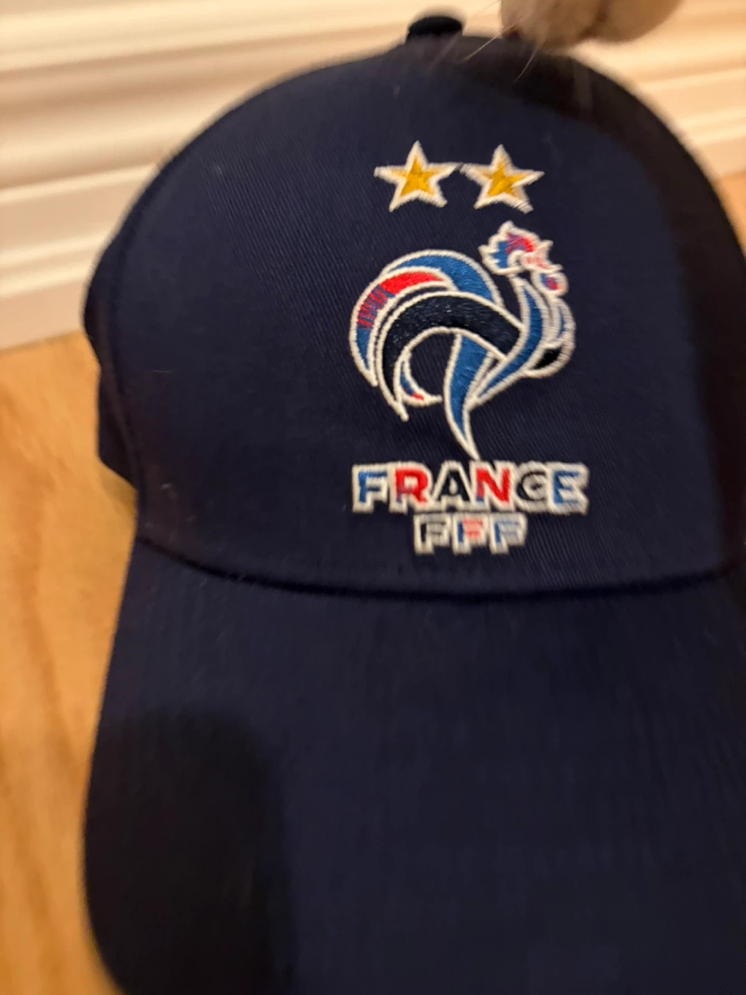 New Navy France FFF Baseball Cap with Rooster Logo