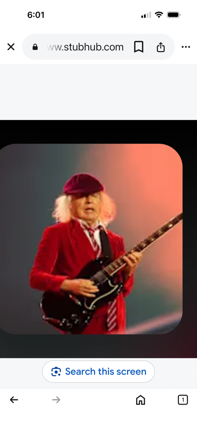 AC/DC Concert Tickets - 2 Public - July 19, 2026