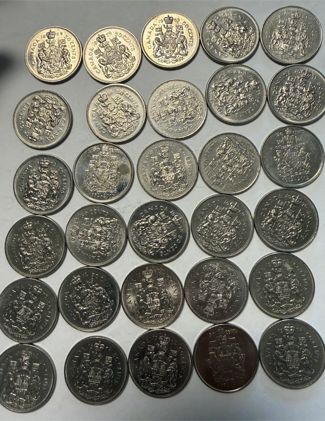 Collection of Canadian 50 Cent Coins - photo 2