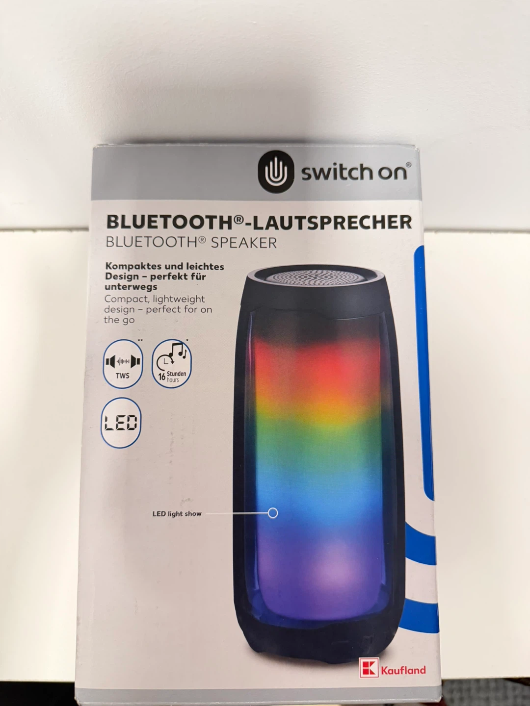 Bluetooth Speaker with LED Light Show