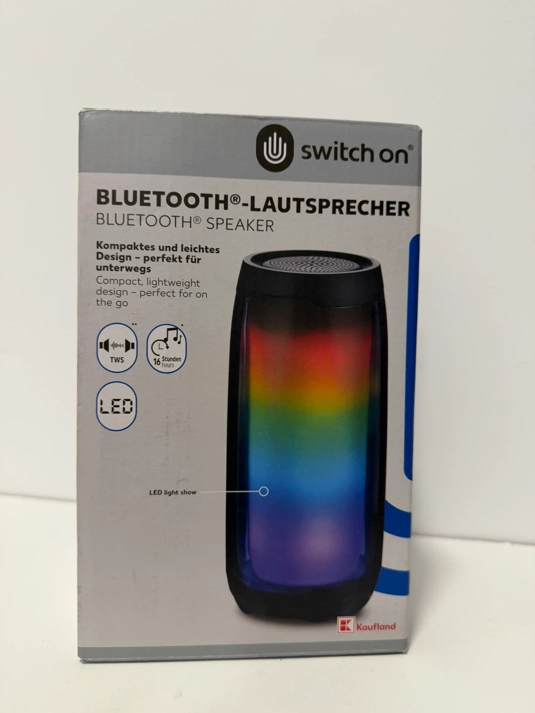 Bluetooth Speaker with LED Light Show - photo 2