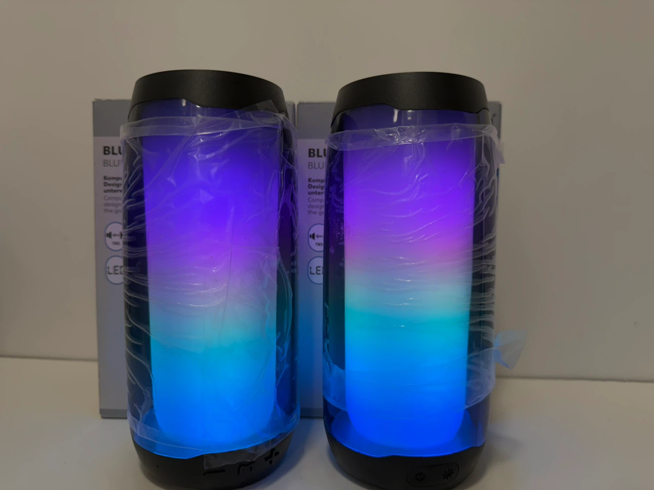 Bluetooth Speaker with LED Light Show - photo 3