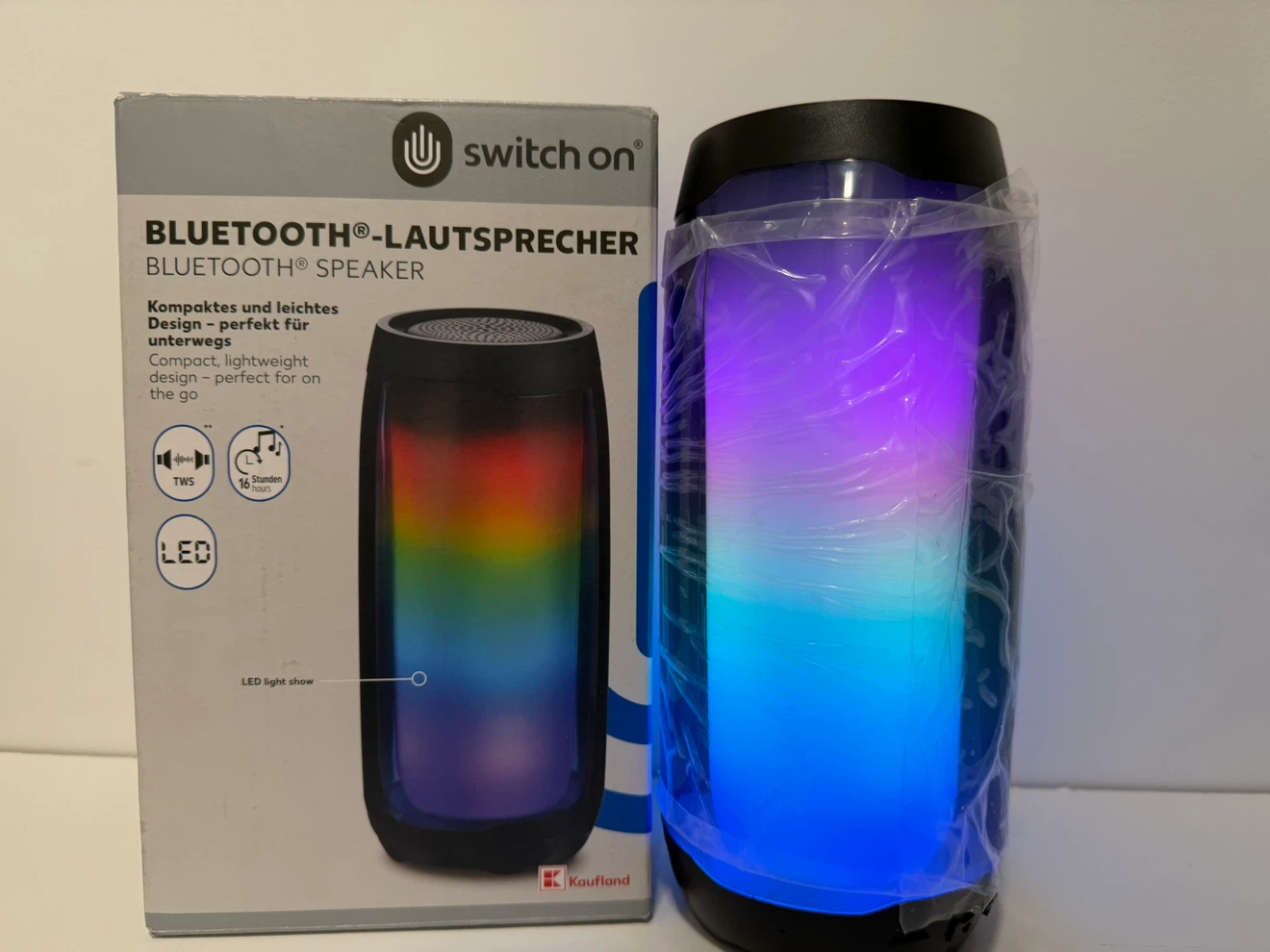 Bluetooth Speaker with LED Light Show - photo 5