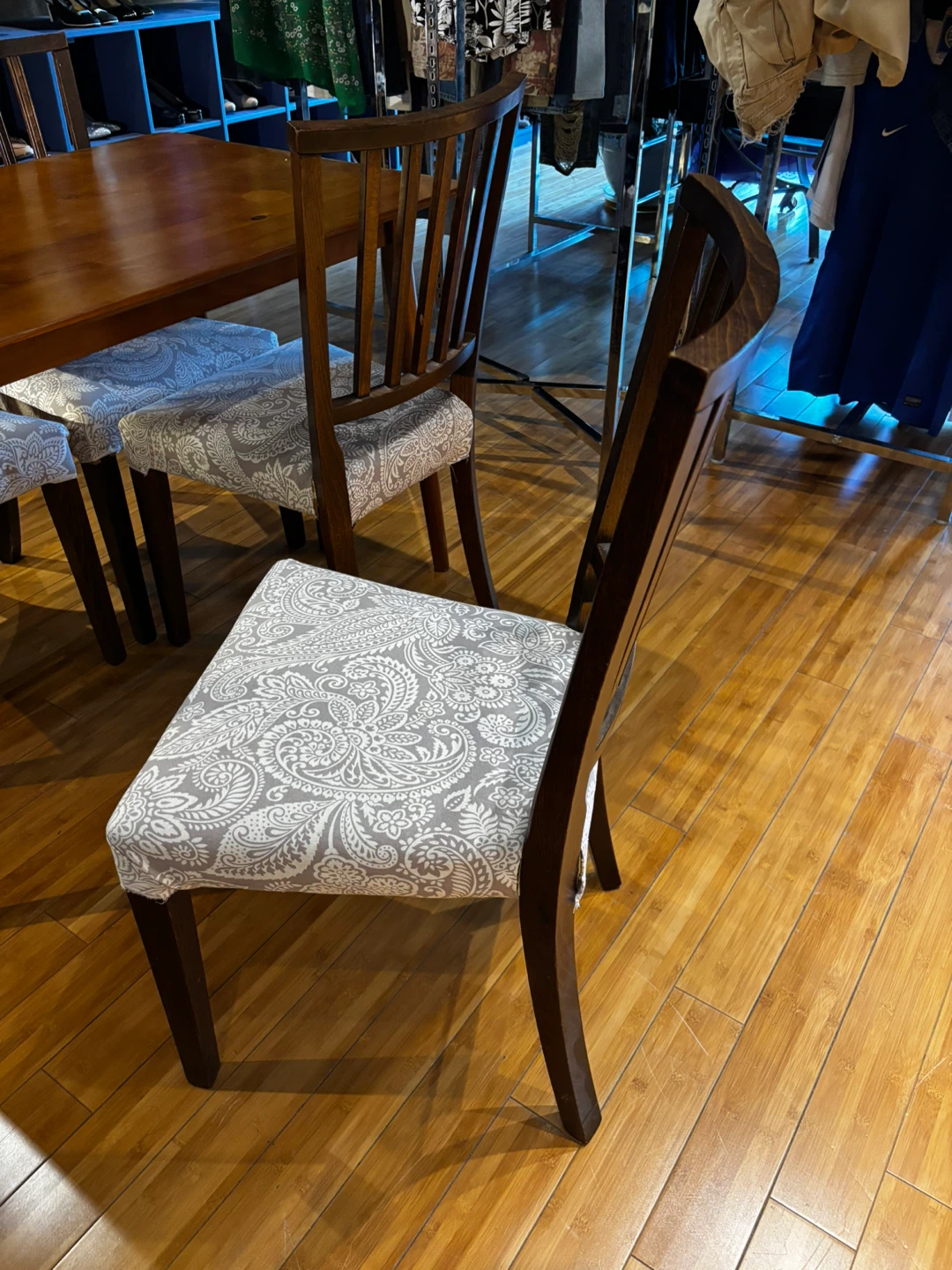 Wooden Dining Table with 4 Chairs - photo 4