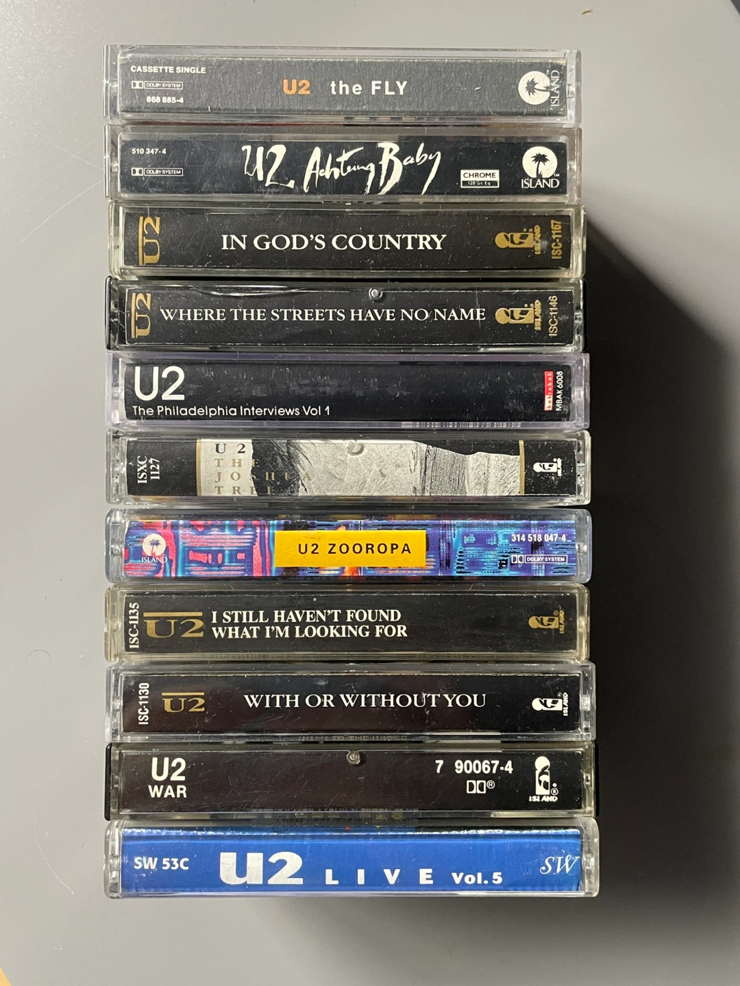 U2 Cassette Tape Collection - photo 2