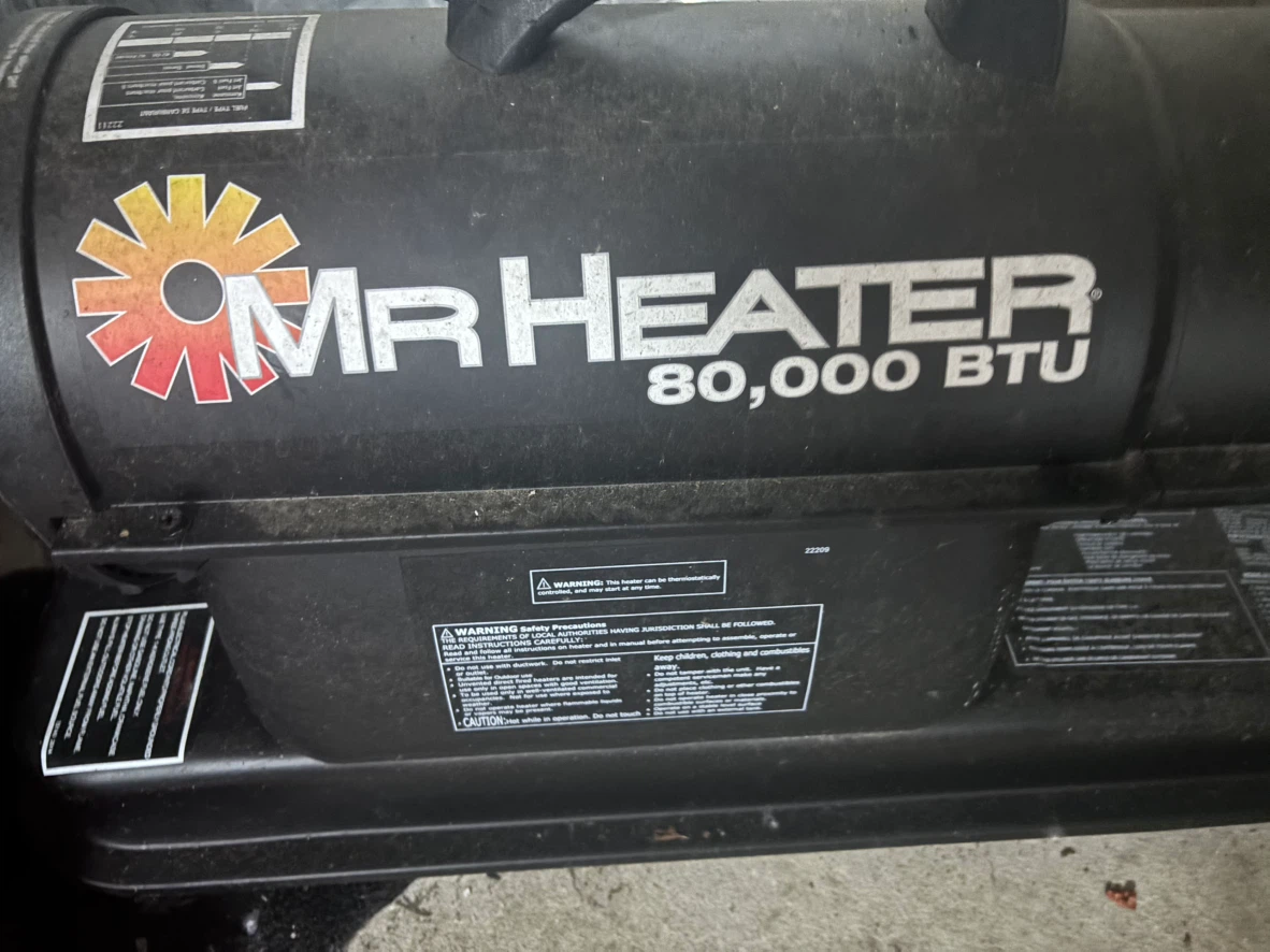 Mr. Heater 80,000 BTU Forced Air Heater