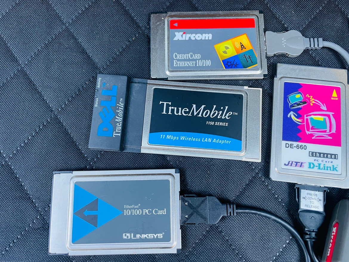 PCMCIA Network Cards (Xircom, D-Link, Linksys, Dell, Intel) - photo 3