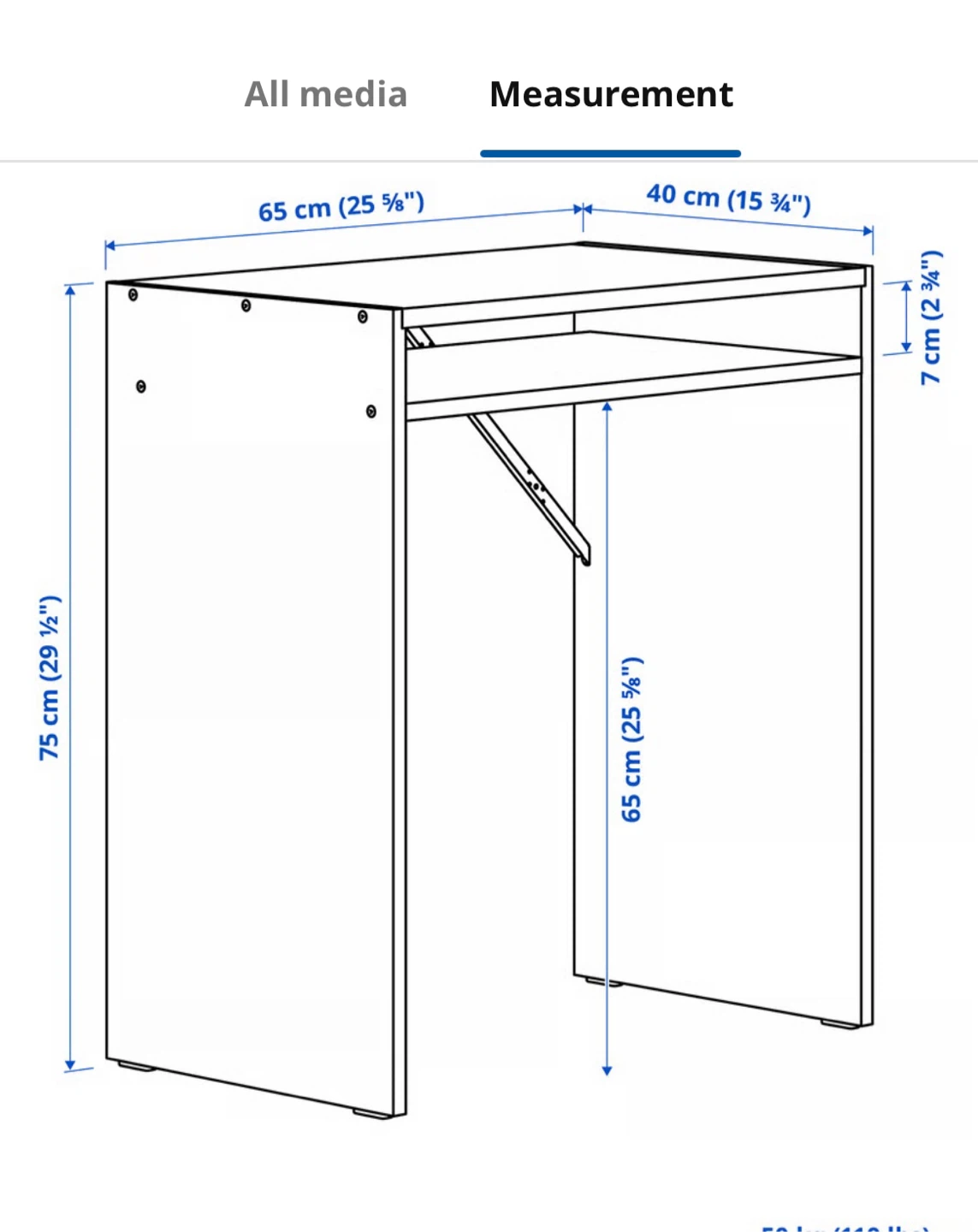 Ikea Desk - study or working desk - photo 2
